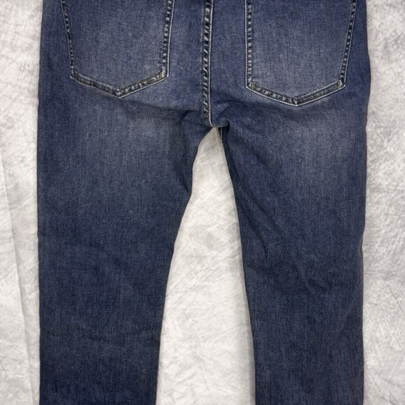 Pilcro and the Letterpress Slim Straight Jeans Anthro Mid-Rise Jewels Sz 28 - Picture 5 of 9